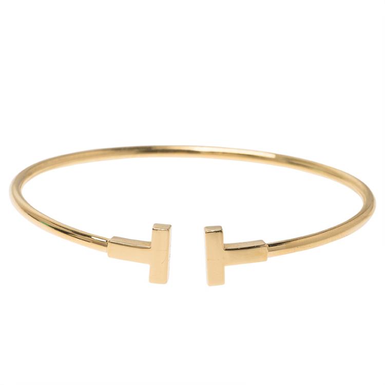 tiffany t gold bracelet price