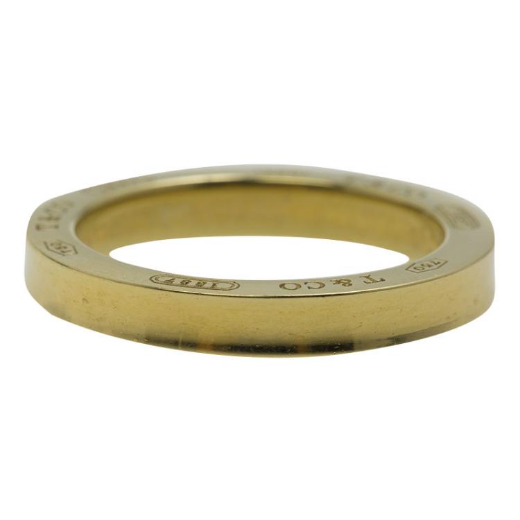 Pre Owned Tiffany & Co. 1837 18k Yellow Gold Circle Pendant