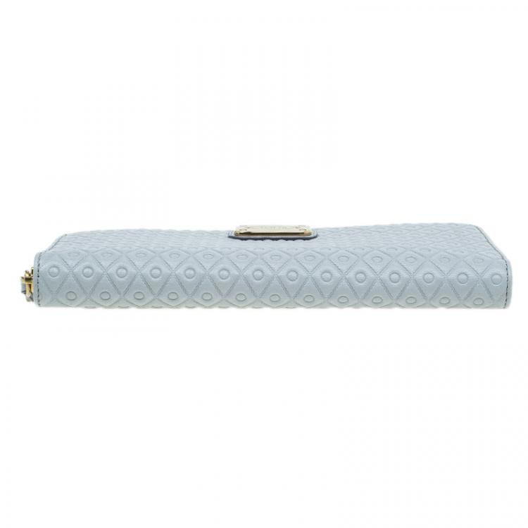 Pre Owned Tod's Grey Zip Around Wallet