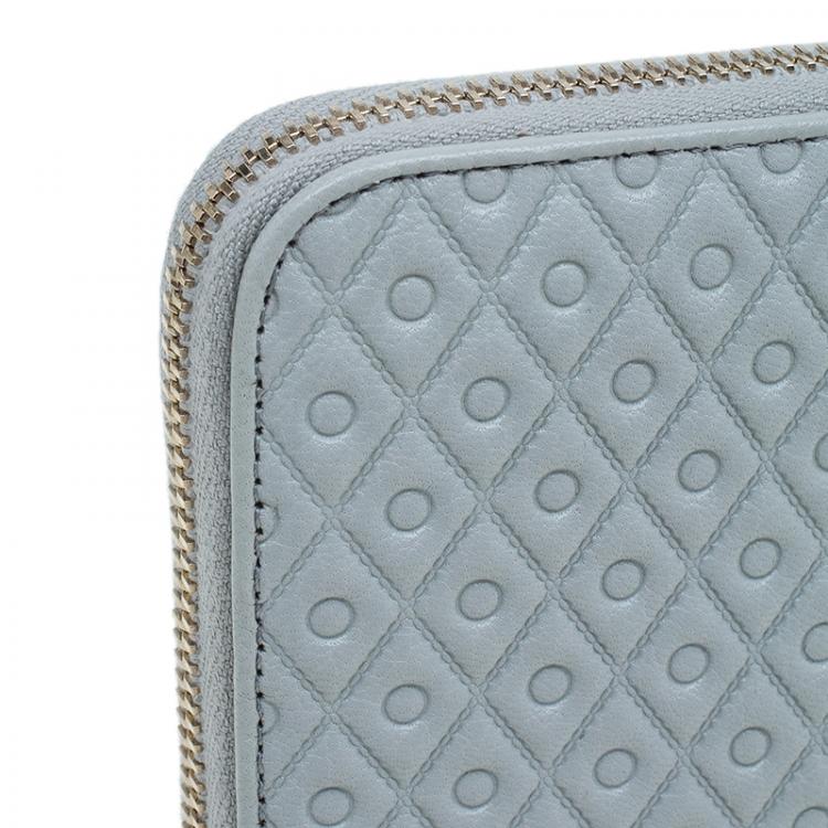 Pre Owned Tod's Grey Zip Around Wallet