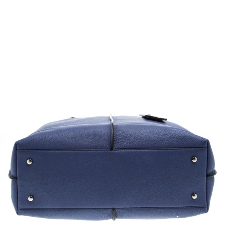 Pre Owned Tod's Blue Leather Medium Joy Shopper Tote