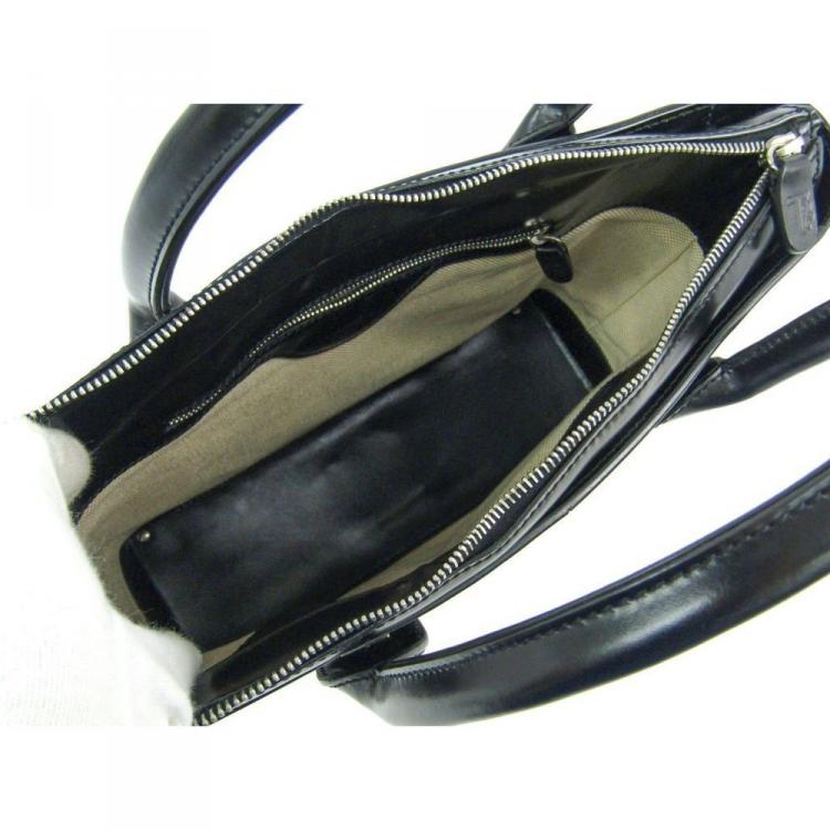Pre Owned Tod's Black Leather D-Bag Tote