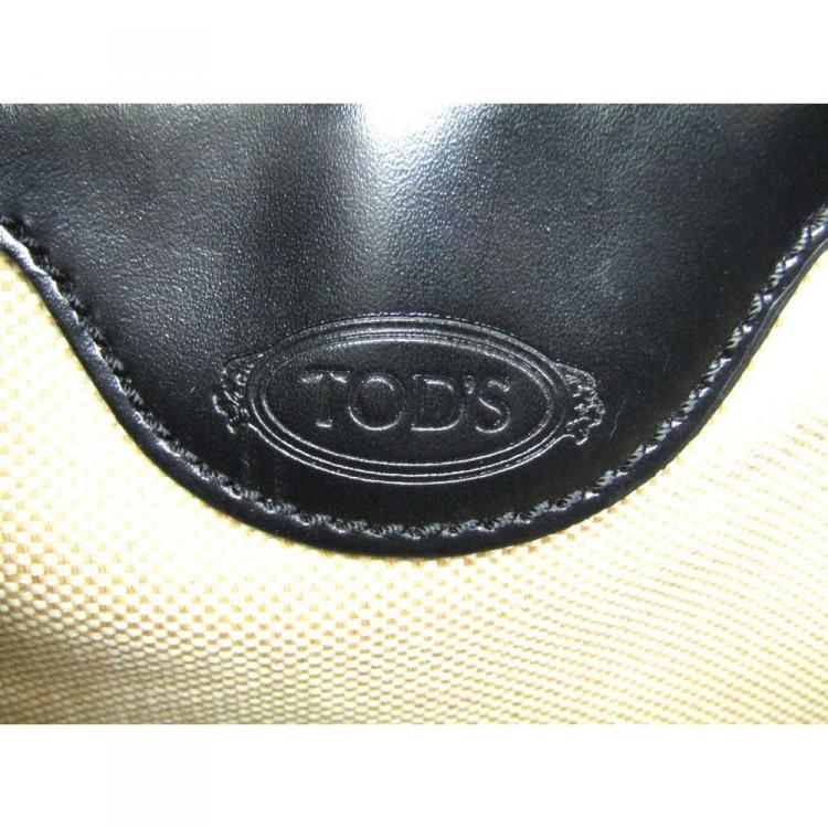 Pre Owned Tod's Black Leather D-Bag Tote