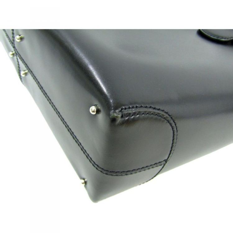 Pre Owned Tod's Black Leather D-Bag Tote
