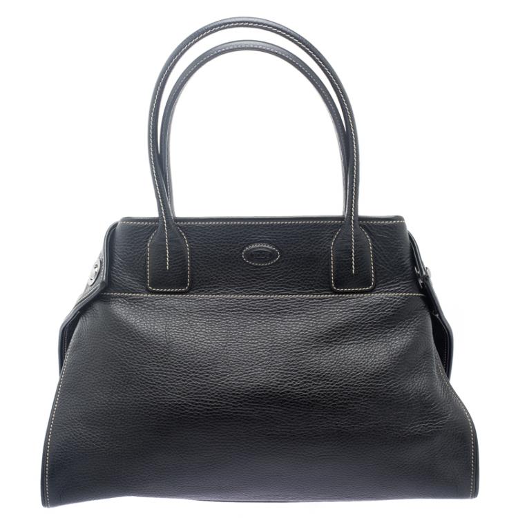 Tod's Black Leather Girelli Tote Tod's | The Luxury Closet