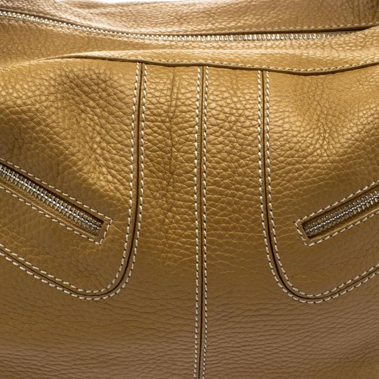 مملوكة مسبقًا Tod's Tan Leather Miky Hobo