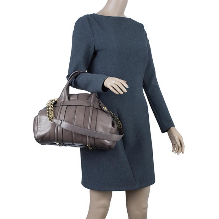 Pre Owned Tod's Brown Leather Girelli Tote