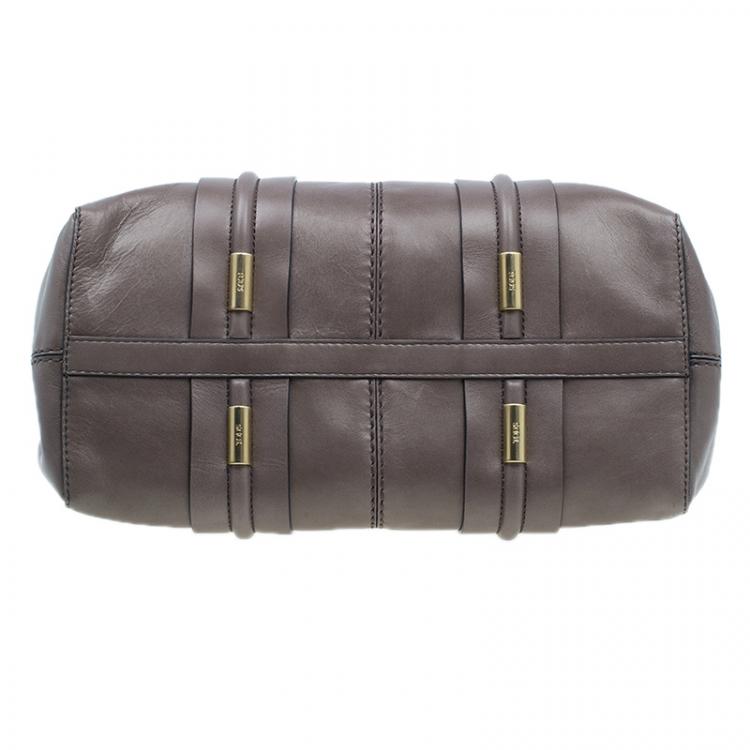 Pre Owned Tod's Brown Leather Girelli Tote