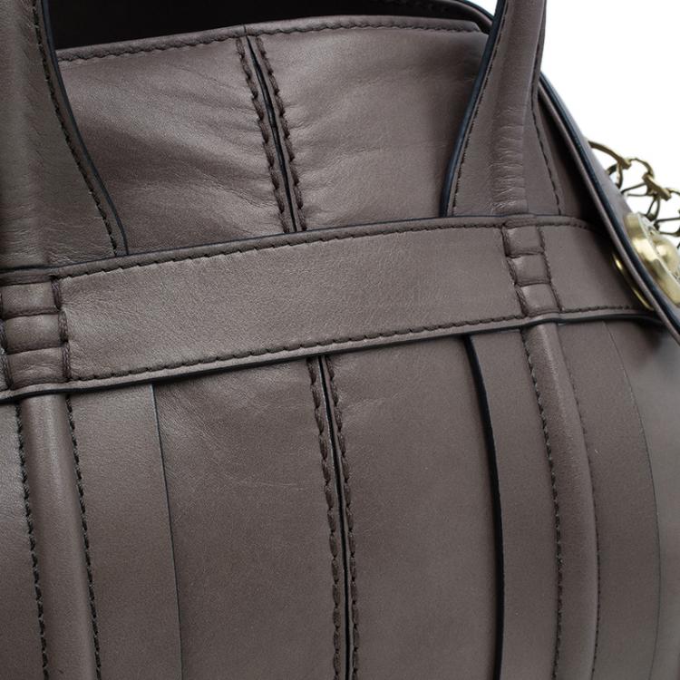 Pre Owned Tod's Brown Leather Girelli Tote