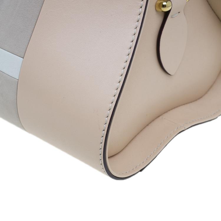Pre Owned Tod's Beige Leather Small Alo Sella Bauletto Satchel