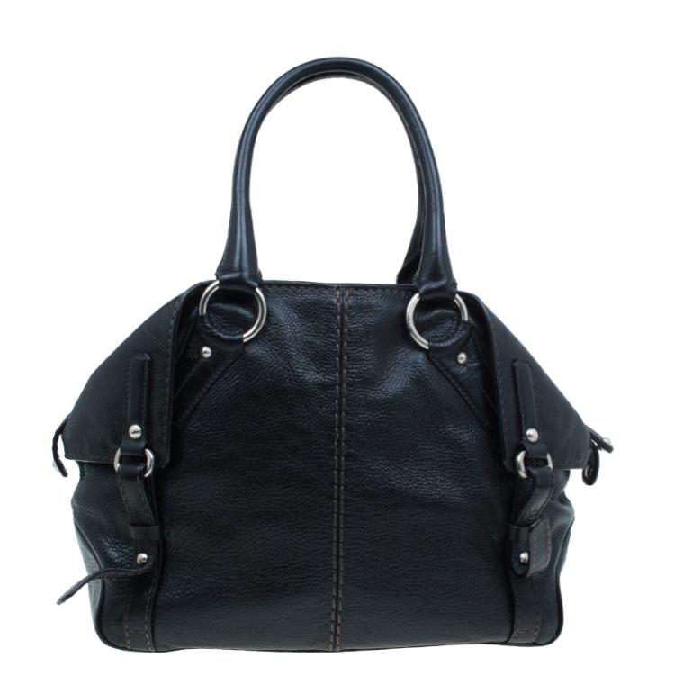 Pre Owned Tod's Black Leather Classic Tote