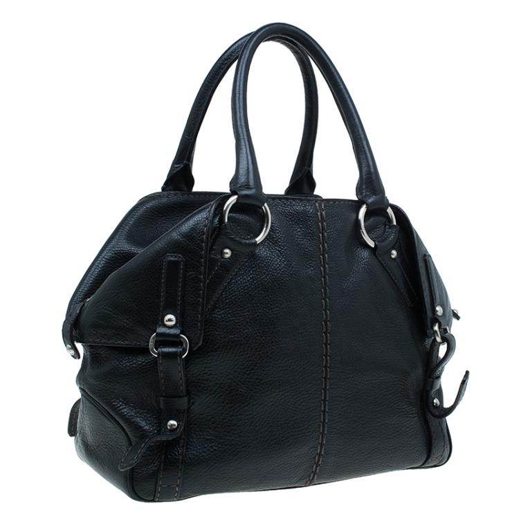 Pre Owned Tod's Black Leather Classic Tote
