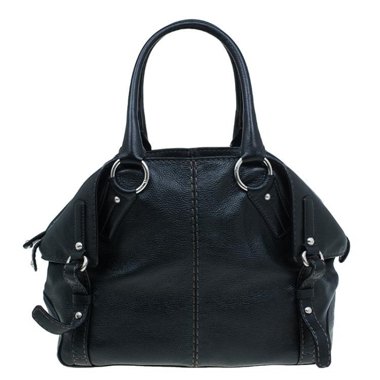 Pre Owned Tod's Black Leather Classic Tote