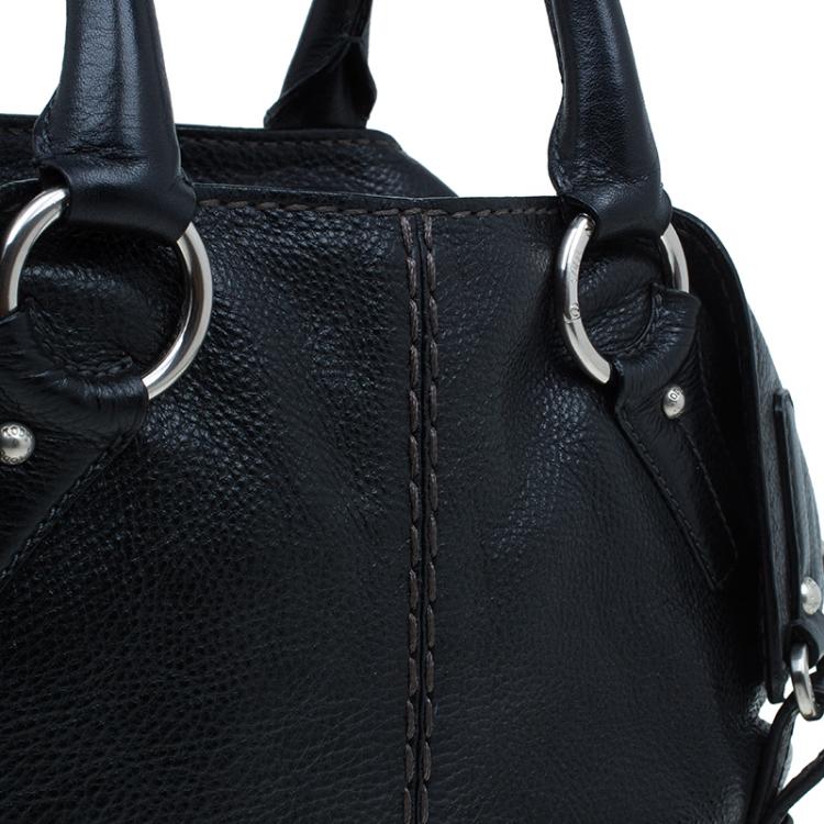 Pre Owned Tod's Black Leather Classic Tote