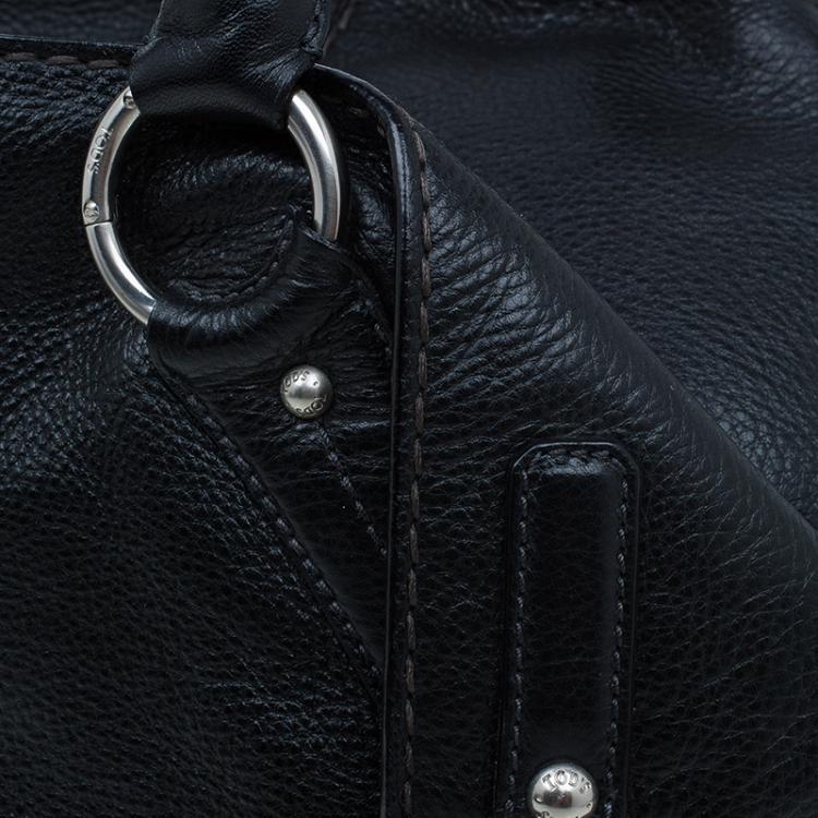 Pre Owned Tod's Black Leather Classic Tote