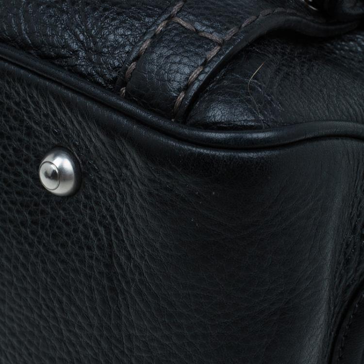 Pre Owned Tod's Black Leather Classic Tote