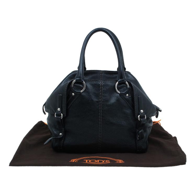 Pre Owned Tod's Black Leather Classic Tote