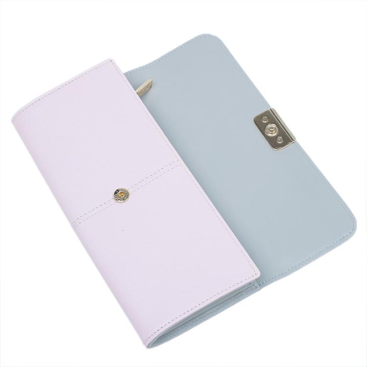 Pre Owned Tod's Light Pink Leather Foldover Logo Wallet