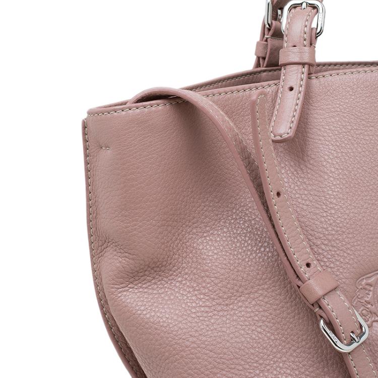 Pre Owned Tod's Blush Pink Leather Large Toronto Shopper Tote