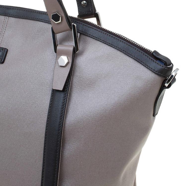 مملوكة مسبقًا Tod's Beige Coated Canvas G-Line Sacca Tote 