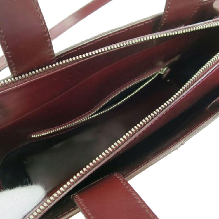 Pre Owned  Tod's Bordeaux Leather Handbag