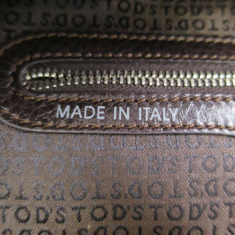 Pre Owned  Tod's  Brown Fringe Leather Tote