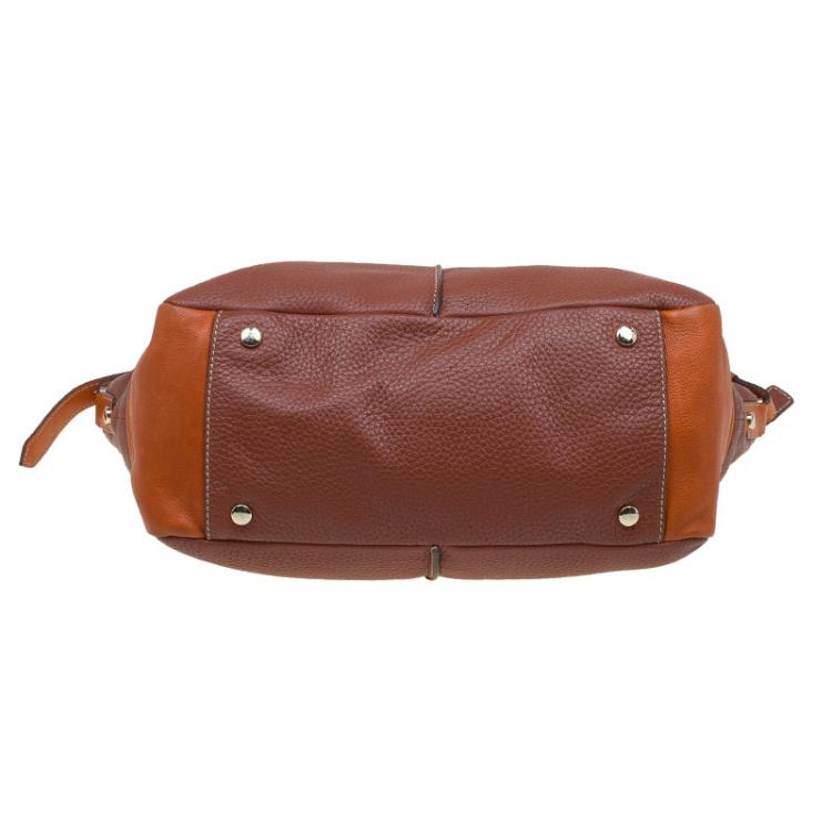 Pre Owned Tod's Two Tone Leather Tote