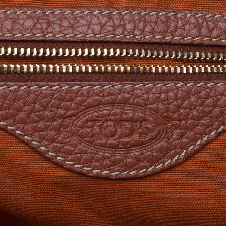 Pre Owned Tod's Two Tone Leather Tote