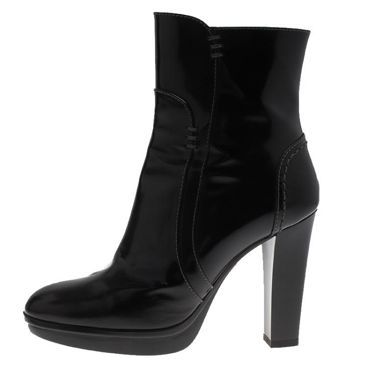 Tod's platform ankle top boots