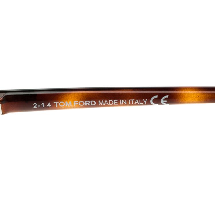 Pre Owned Tom Ford Brow/Pearl TF 342 Priscila Sunglasses