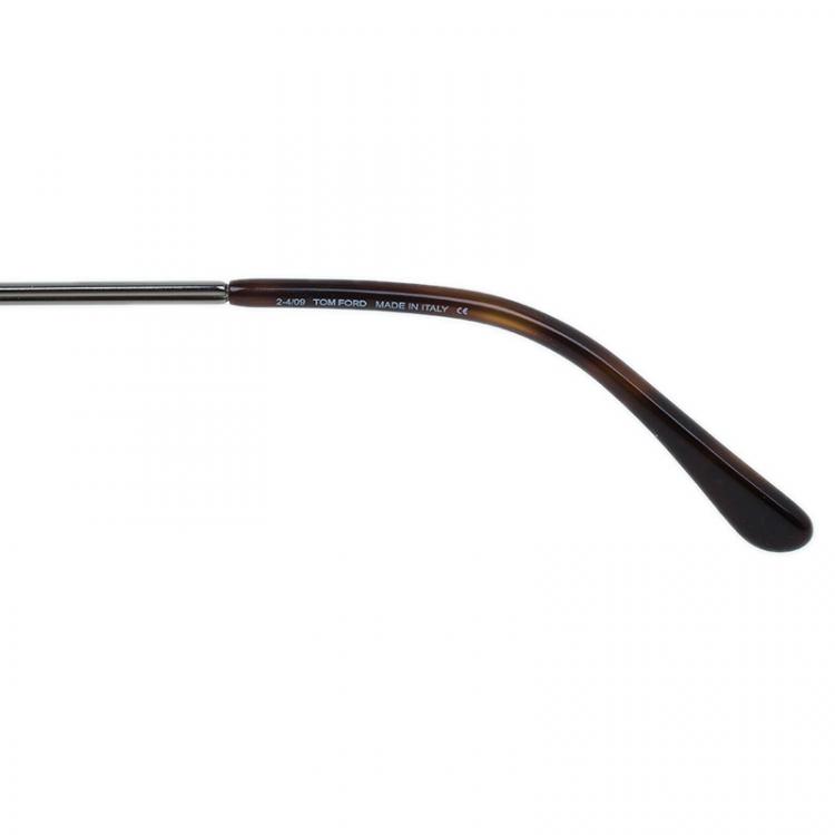 Pre Owned Tom Ford Silver Peter Aviators