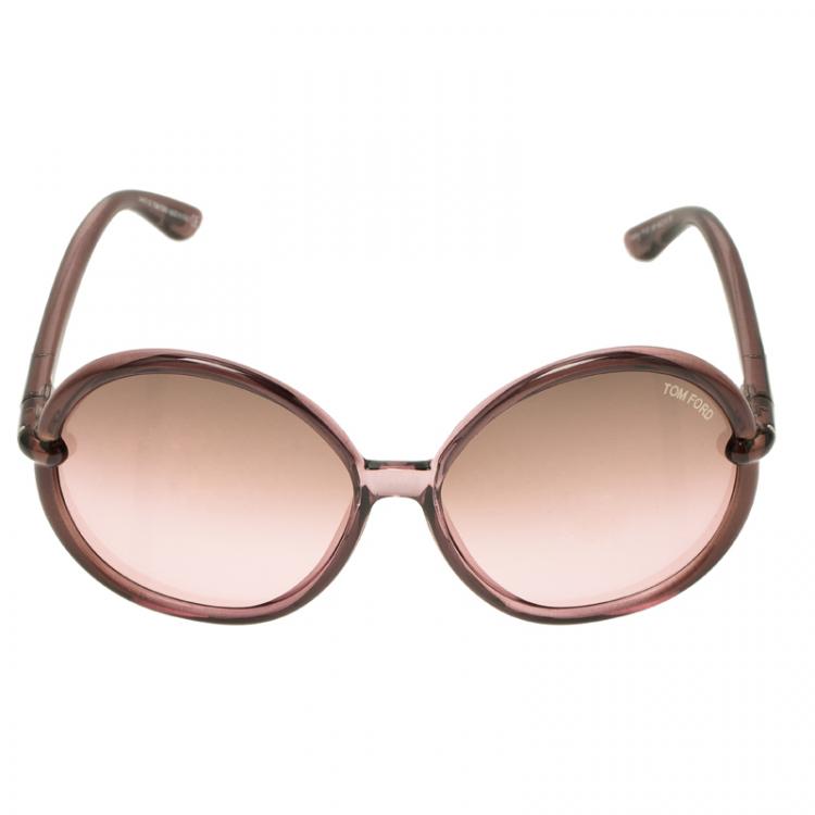 Pre Owned Tom Ford Lilac Caithlyn TF 167 Sunglasses