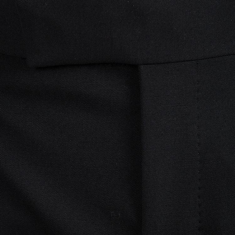 Pre Owned Tom Ford Black Wool Tailored Trousers M