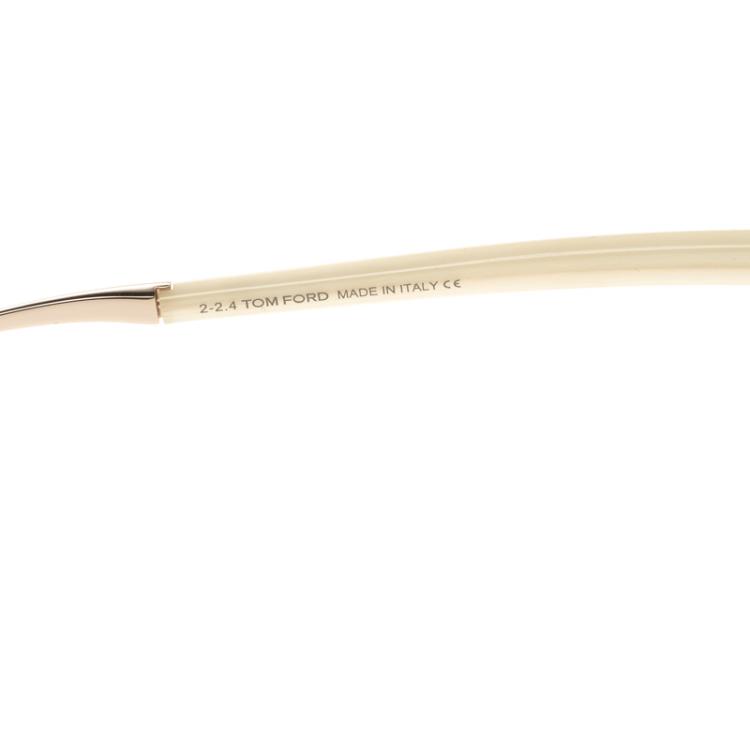 Pre Owned Tom Ford Brown TF374 Eva Aviator Sunglasses