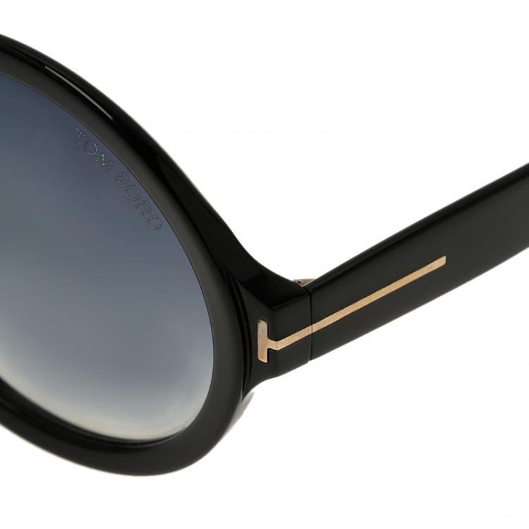 Pre Owned Tom Ford Black Juliet Sunglasses
