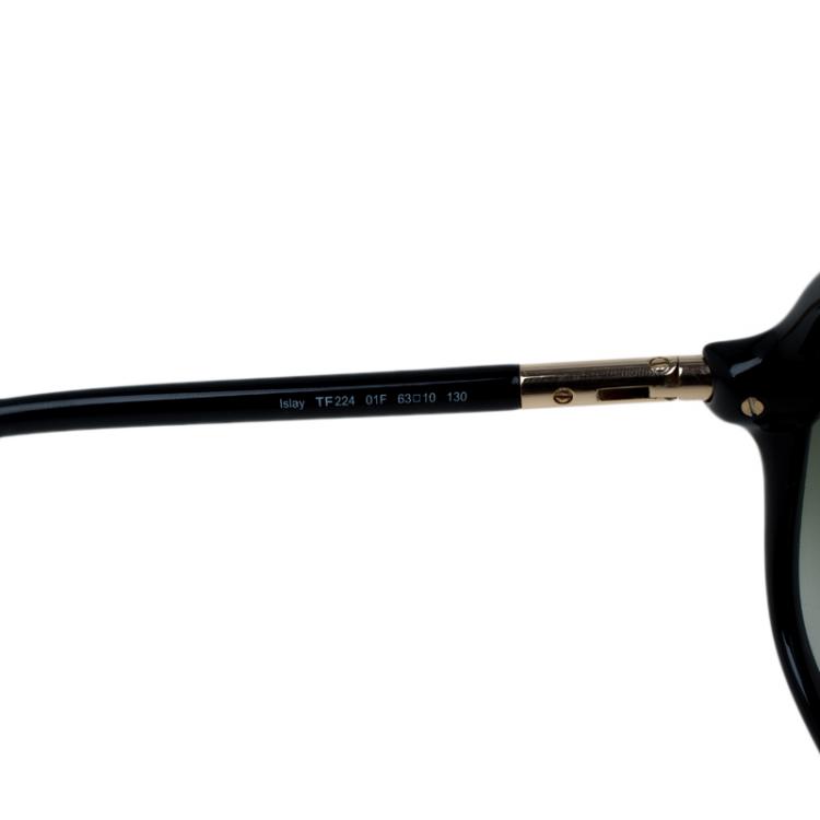 Pre Owned Tom Ford Black Islay Square Sunglasses