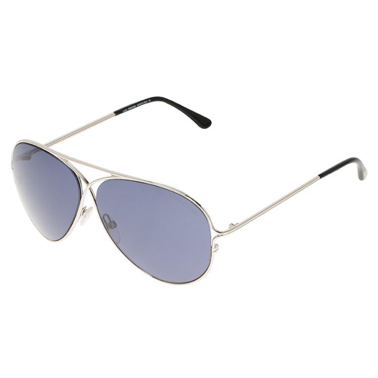 Pre Owned Tom Ford Silver Peter Aviators