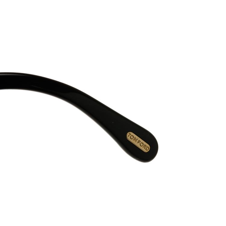 مملوكة مسبقًا Tom Ford Black Butterfly Oversized Sunglasses