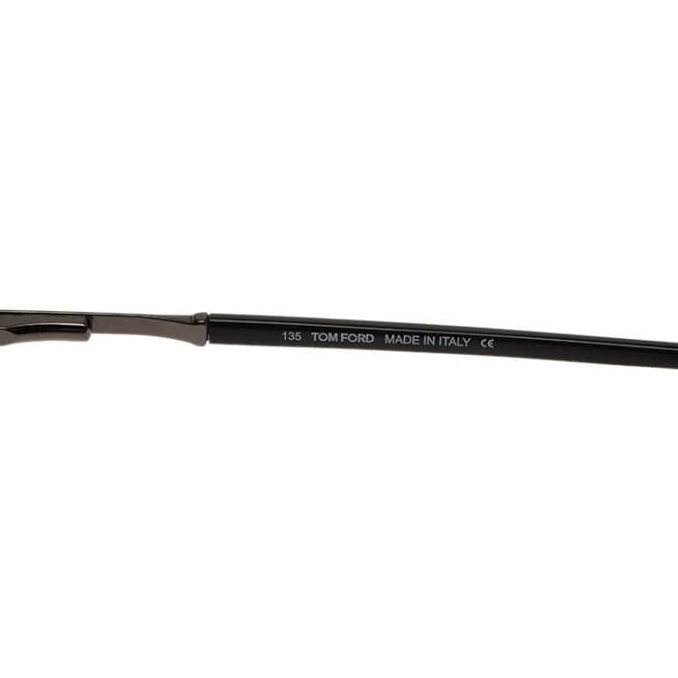 Pre Owned Tom Ford Black Hudson Rectangle Sunglasses