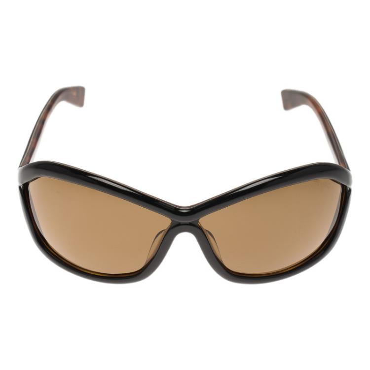 Pre Owned Tom Ford Tortoise Patek Sunglasses