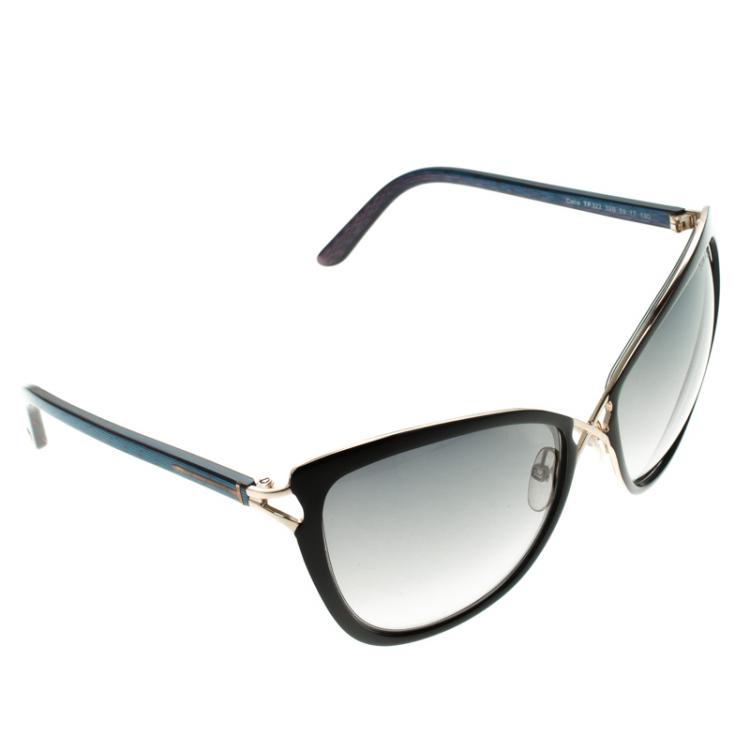 Pre Owned Tom Ford Black TF322 Celia Sunglasses