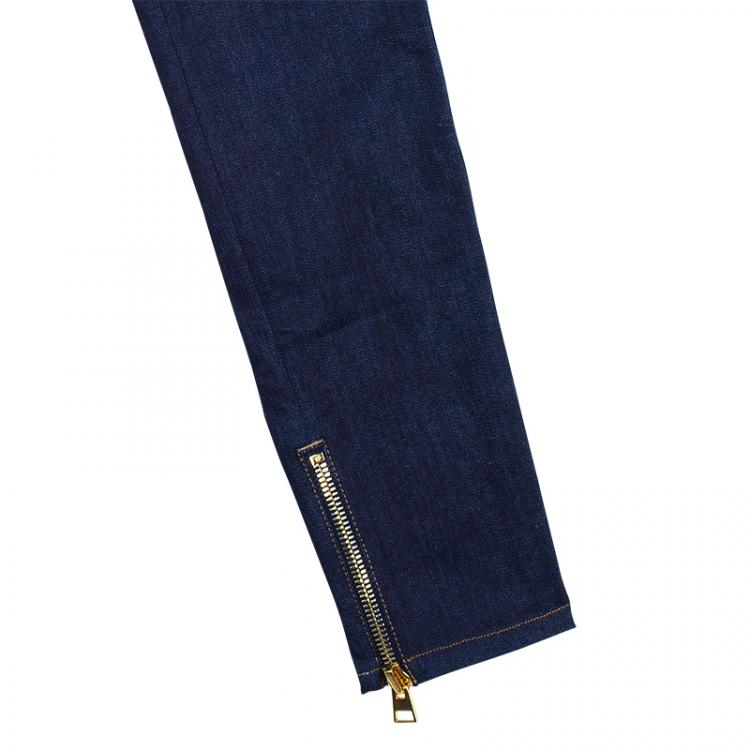 مملوكة مسبقًا Tom Ford Blue Skinny Jeans S