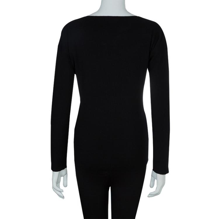 Pre Owned Tom Ford Black Cashmere Sweater M