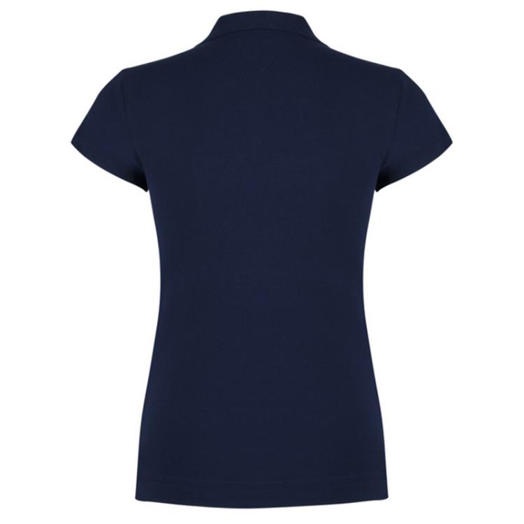Pre Owned Tommy Hilfiger Navy Blue Logo Polo Shirt L
