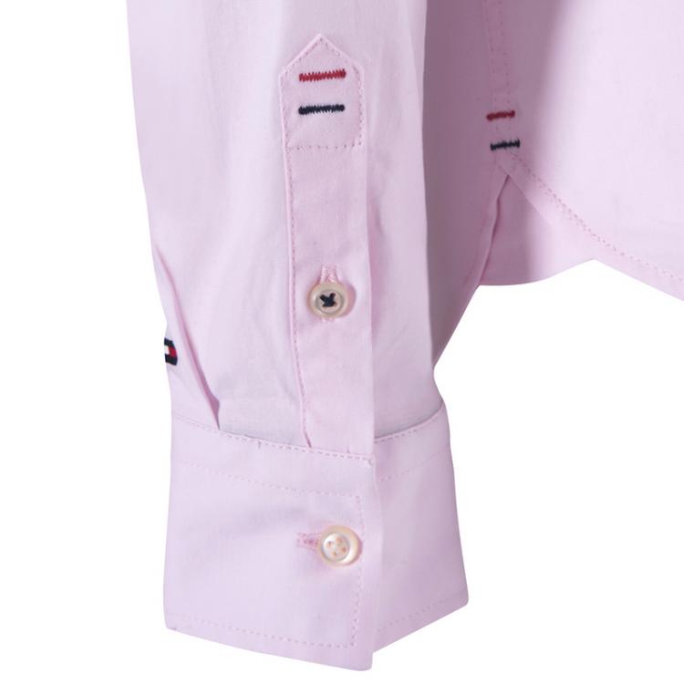 Pre Owned Tommy Hilfiger Pink Cotton Long Sleeve Shirt S