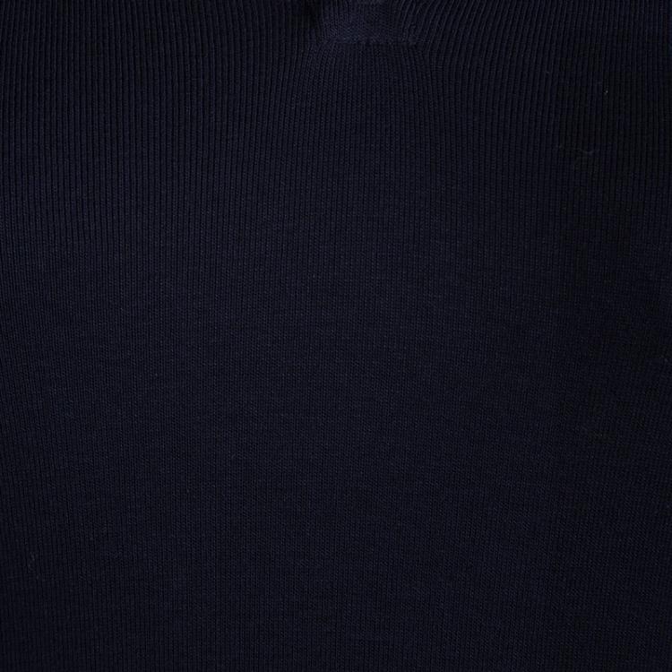 Pre Owned Tommy Hilfiger Navy Blue Cotton Polo T-Shirt Dress M