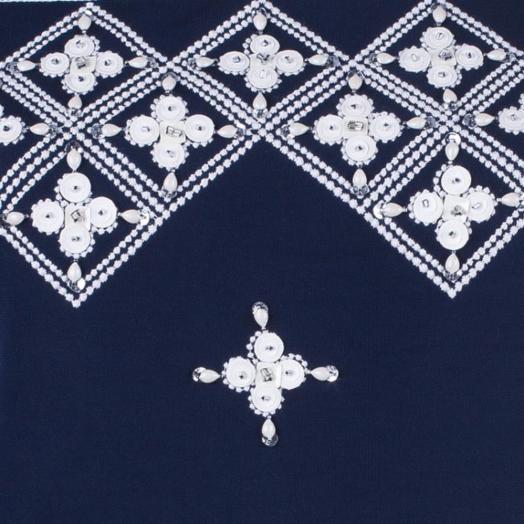 Pre Owned Tory Burch Blue Dress M