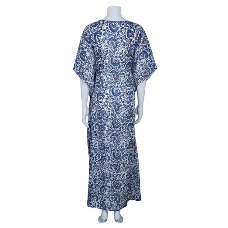 Pre Owned Tory Burch Multicolor Madura Kaftan XS
