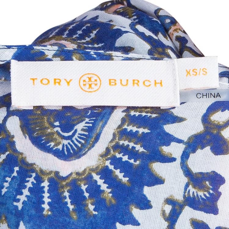 Pre Owned Tory Burch Multicolor Madura Kaftan XS