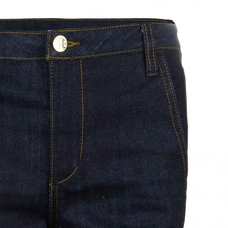 Pre Owned Tory Burch Blue Denim High Waist Flare Jeans S